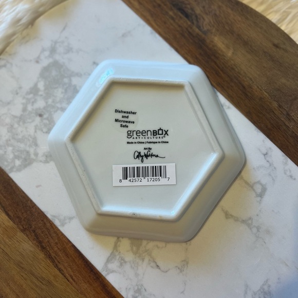 Golden retriever Art Floral Decoration mini Trinket Dish - Picture 3 of 3